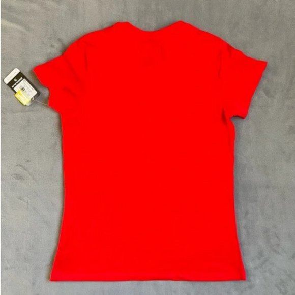 NBA Chicago Bulls Girls' Short Sleeve V-Neck T-Shirt L 10/12 - Picture 4 of 4